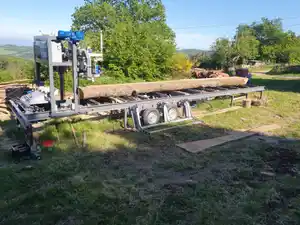 Sciage mobile de grande longueur